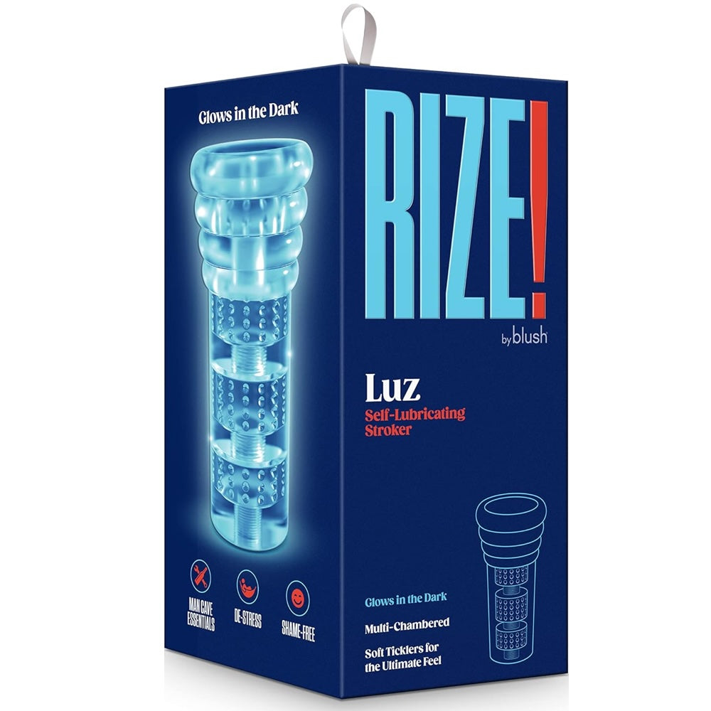 Rize Luz Self-Lubricating Glow in the Dark Stroker