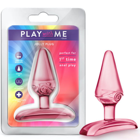 Blush Novelties Play With Me Jolly Beginners Butt Plug - Extreme Toyz Singapore - https://extremetoyz.com.sg - Sex Toys and Lingerie Online Store - Bondage Gear / Vibrators / Electrosex Toys / Wireless Remote Control Vibes / Sexy Lingerie and Role Play / BDSM / Dungeon Furnitures / Dildos and Strap Ons  / Anal and Prostate Massagers / Anal Douche and Cleaning Aide / Delay Sprays and Gels / Lubricants and more...