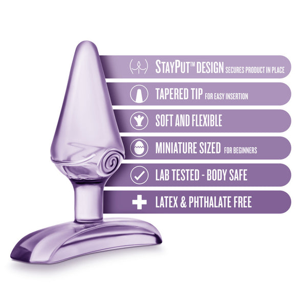 Blush Novelties Play With Me Jolly Plug - Purple - Extreme Toyz Singapore - https://extremetoyz.com.sg - Sex Toys and Lingerie Online Store - Bondage Gear / Vibrators / Electrosex Toys / Wireless Remote Control Vibes / Sexy Lingerie and Role Play / BDSM / Dungeon Furnitures / Dildos and Strap Ons &nbsp;/ Anal and Prostate Massagers / Anal Douche and Cleaning Aide / Delay Sprays and Gels / Lubricants and more...