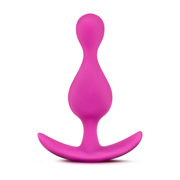 Luxe Explore Platinum-Cured Silicone Anal Plug - Fuchsia