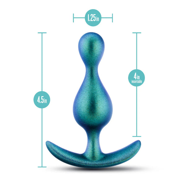 Anal Adventures Matrix The Photon Platinum-Cured Silicone Plug - Neptune Teal