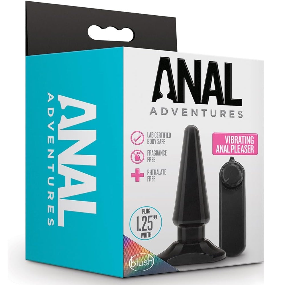 Anal Adventures Basic Pleaser Vibrating Anal Plug