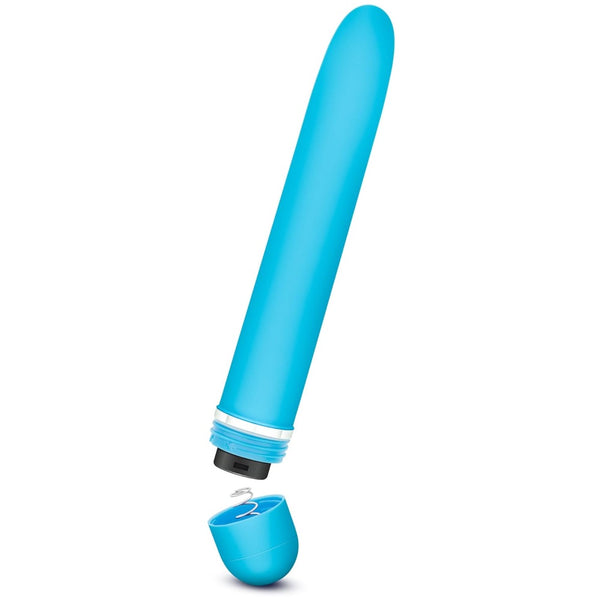 Rose Luxuriate 7" Vibrator - Blue