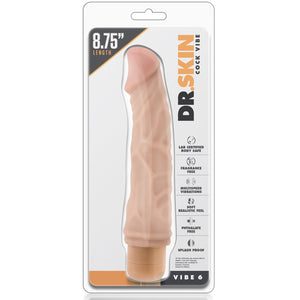 Dr. Skin Cock Vibe 6 - 8.75" Vibrating Cock