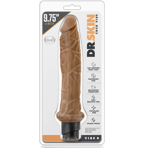 Dr. Skin Cock Vibe 9 - 9.75" Vibrating Cock