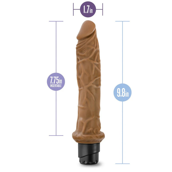 Dr. Skin Cock Vibe 9 - 9.75" Vibrating Cock