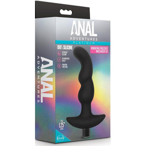 Anal Adventures Platinum Prostate Massager 03 Vibrating Rechargeable Silicone Anal Plug