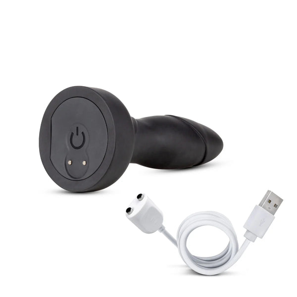 Anal Adventures Platinum Drive Vibrating Rechargeable Remote Control Silicone Anal Plug