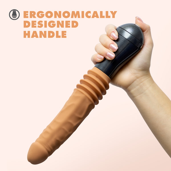 Dr. Skin Silicone Dr. Arthur Rechargeable Vibrating, Gyrating & Thrusting Dildo