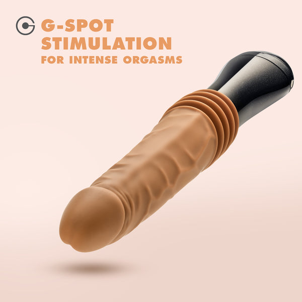 Dr. Skin Silicone Dr. Arthur Rechargeable Vibrating, Gyrating & Thrusting Dildo