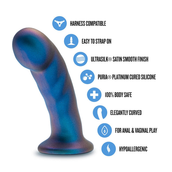 Temptasia Rebellion 5.75" Pegging Dildo - Blue Erotic