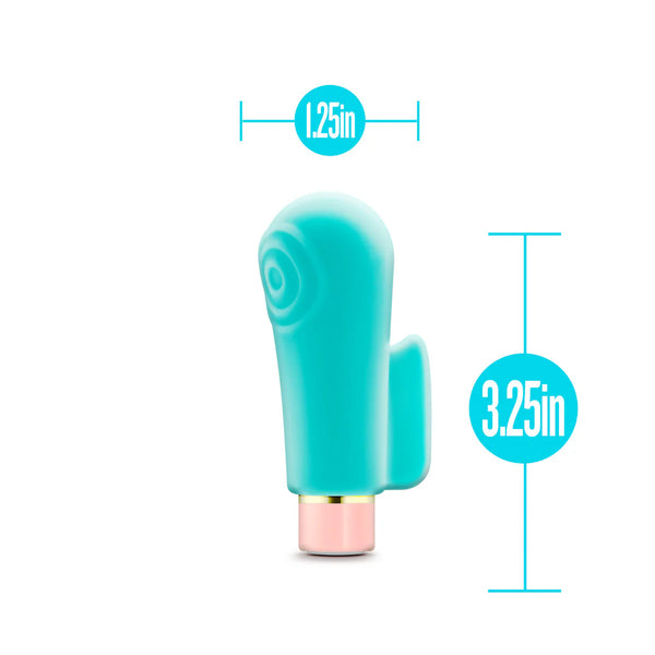 Aria Sensual AF Rumble Tech™ Finger Fin Rechargeable Silicone Vibrator