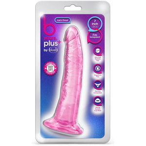 B Yours Plus 7" Lust N’ Thrust Dildo - Pink