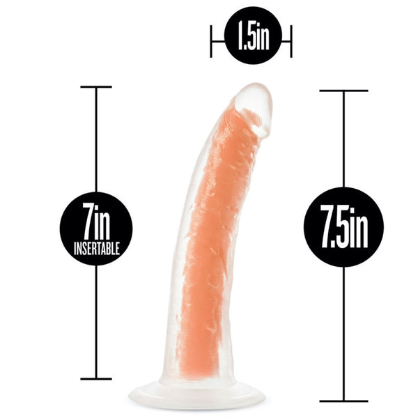 Blush Novelties Neo Elite 7" Glow in the Dark Lavo Silicone Dual Density Dildo - Neon Orange - Extreme Toyz Singapore - https://extremetoyz.com.sg - Sex Toys and Lingerie Online Store - Bondage Gear / Vibrators / Electrosex Toys / Wireless Remote Control Vibes / Sexy Lingerie and Role Play / BDSM / Dungeon Furnitures / Dildos and Strap Ons &nbsp;/ Anal and Prostate Massagers / Anal Douche and Cleaning Aide / Delay Sprays and Gels / Lubricants and more...