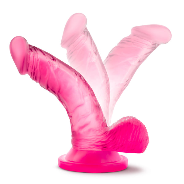 Naturally Yours 4" Mini Cock - Pink