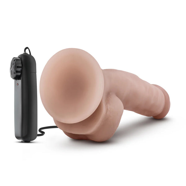 Dr. Skin Dr. Jay 8.75" Vibrating Dildo with Balls