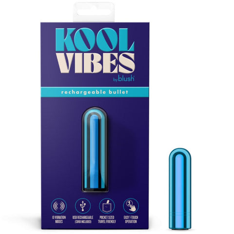 Blush Novelties Kool Vibes Rechargeable Mini Bullet - Blueberry - Extreme Toyz Singapore - https://extremetoyz.com.sg - Sex Toys and Lingerie Online Store - Bondage Gear / Vibrators / Electrosex Toys / Wireless Remote Control Vibes / Sexy Lingerie and Role Play / BDSM / Dungeon Furnitures / Dildos and Strap Ons &nbsp;/ Anal and Prostate Massagers / Anal Douche and Cleaning Aide / Delay Sprays and Gels / Lubricants and more...