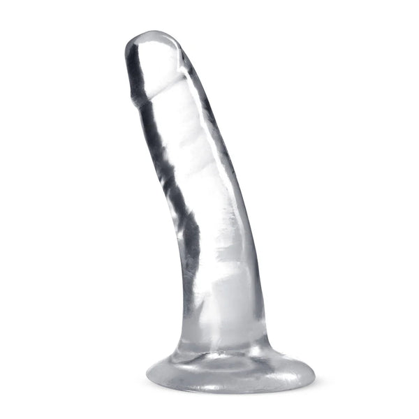 B Yours Plus 5" Hard N’ Happy Dildo - Clear