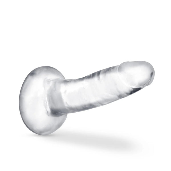 B Yours Plus 5" Hard N’ Happy Dildo - Clear