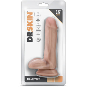 Dr. Skin Dr. Jeffrey 6.5" Dildo With Balls - Light