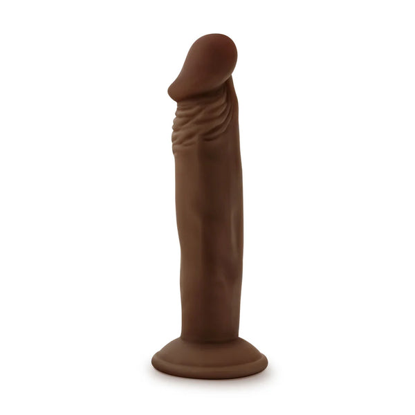 Dr. Skin Plus 6" Posable Dildo - Chocolate