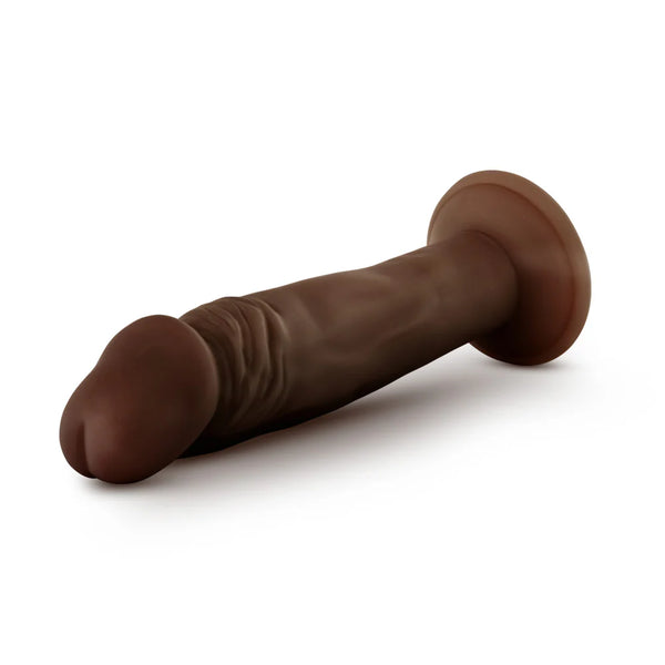 Dr. Skin Plus 6" Posable Dildo - Chocolate