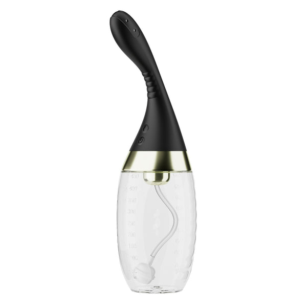Anal Adventures Platinum Aqua Jet Rechargeable Vibrating Anal Douche