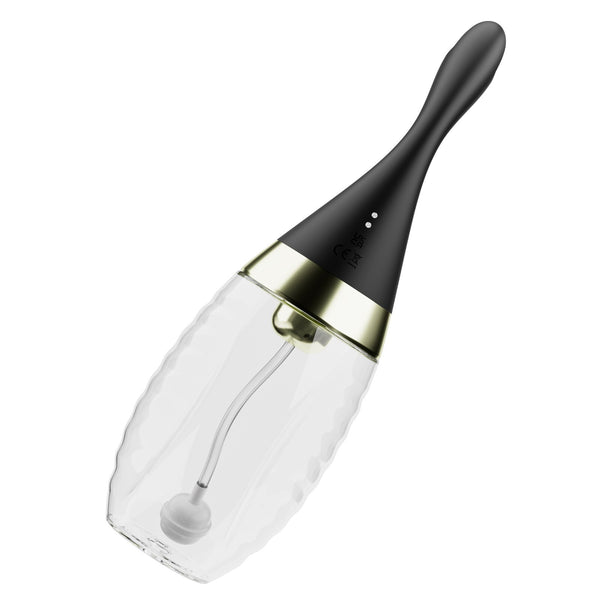 Anal Adventures Platinum Aqua Jet Rechargeable Vibrating Anal Douche