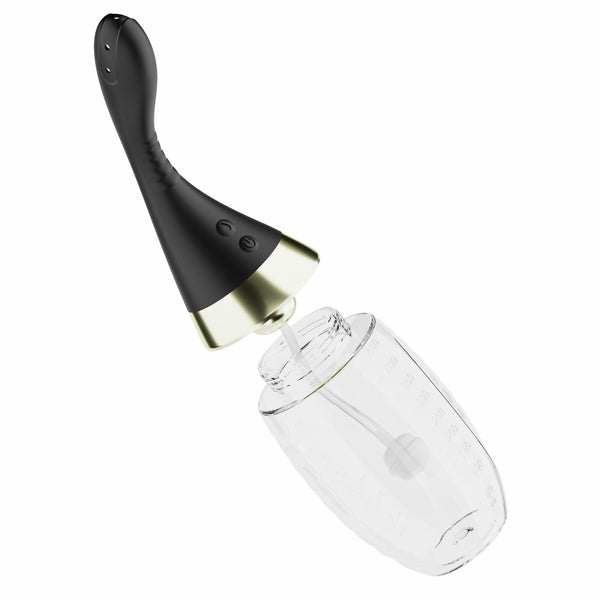 Anal Adventures Platinum Aqua Jet Rechargeable Vibrating Anal Douche