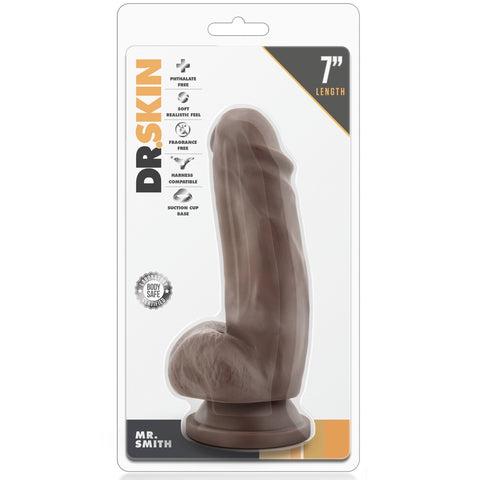 Dr. Skin Mr. Smith 7" Dildo with Balls