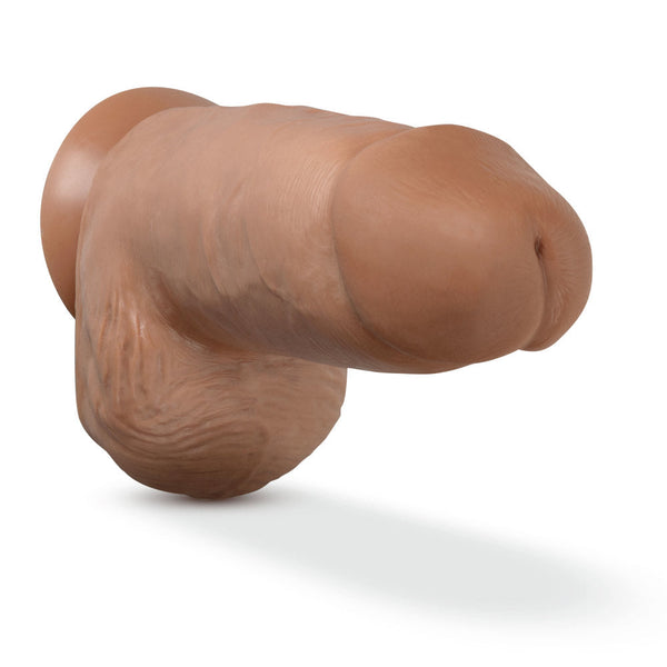 Blush Novelties Au Naturel Chub 10" Dildo - Mocha - Extreme Toyz Singapore - https://extremetoyz.com.sg - Sex Toys and Lingerie Online Store - Bondage Gear / Vibrators / Electrosex Toys / Wireless Remote Control Vibes / Sexy Lingerie and Role Play / BDSM / Dungeon Furnitures / Dildos and Strap Ons &nbsp;/ Anal and Prostate Massagers / Anal Douche and Cleaning Aide / Delay Sprays and Gels / Lubricants and more...