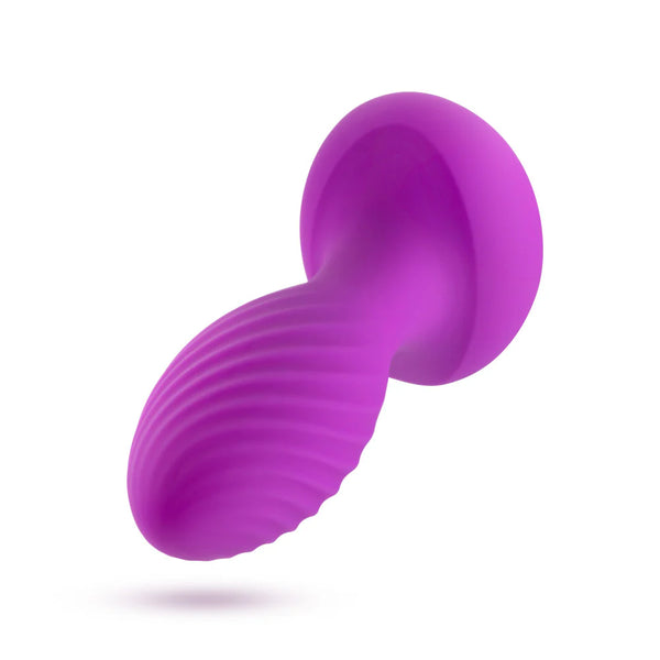 Oh My Gem Charm Rechargeable Vibrating Anal Plug Massager with Stayput™ Design - Amethyst