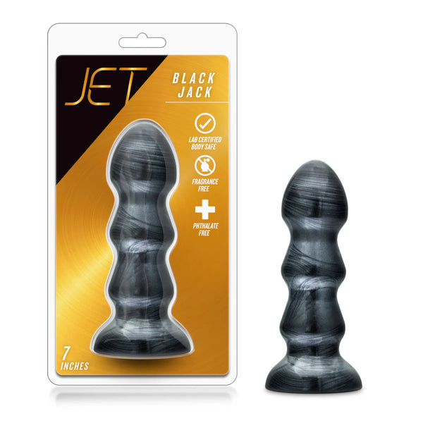 Jet Black Jack 7" Butt Plug