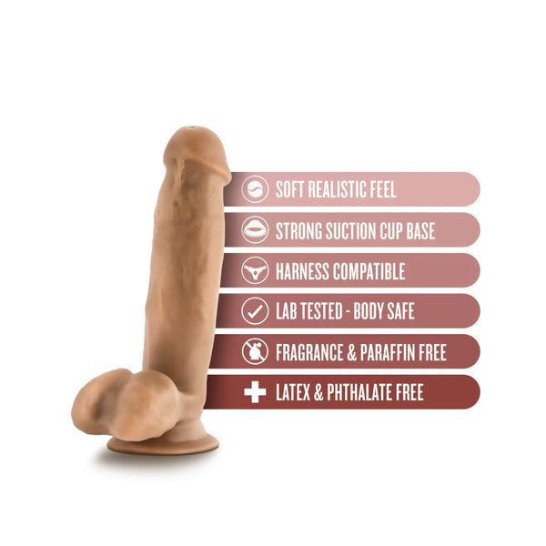 Dr. Skin Dr. Mark  7" Dildo with Balls - Tan