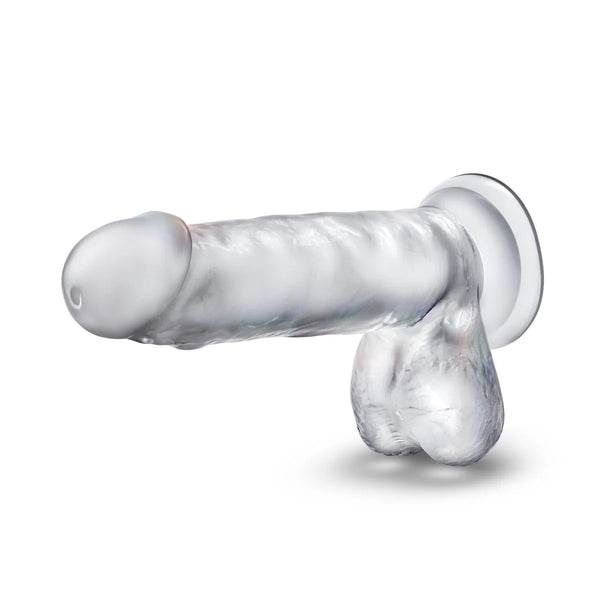 B Yours 7" Diamond Gleam Dildo with Balls