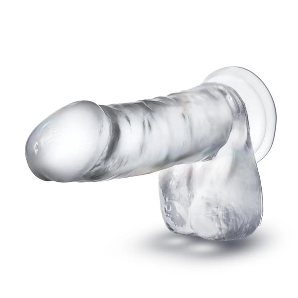 B Yours 8" Diamond Glimmer Dildo with Balls