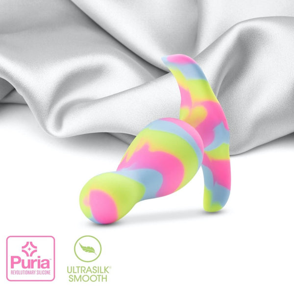 Blush Novelties Avant Kaleido Platinum-Cured Silicone Anal Plug - Lime - Extreme Toyz Singapore - https://extremetoyz.com.sg - Sex Toys and Lingerie Online Store - Bondage Gear / Vibrators / Electrosex Toys / Wireless Remote Control Vibes / Sexy Lingerie and Role Play / BDSM / Dungeon Furnitures / Dildos and Strap Ons &nbsp;/ Anal and Prostate Massagers / Anal Douche and Cleaning Aide / Delay Sprays and Gels / Lubricants and more...