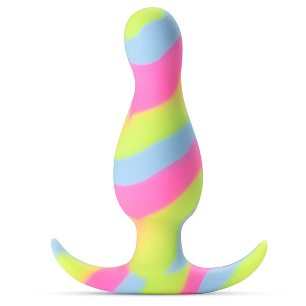 Blush Novelties Avant Kaleido Platinum-Cured Silicone Anal Plug - Lime - Extreme Toyz Singapore - https://extremetoyz.com.sg - Sex Toys and Lingerie Online Store - Bondage Gear / Vibrators / Electrosex Toys / Wireless Remote Control Vibes / Sexy Lingerie and Role Play / BDSM / Dungeon Furnitures / Dildos and Strap Ons &nbsp;/ Anal and Prostate Massagers / Anal Douche and Cleaning Aide / Delay Sprays and Gels / Lubricants and more...