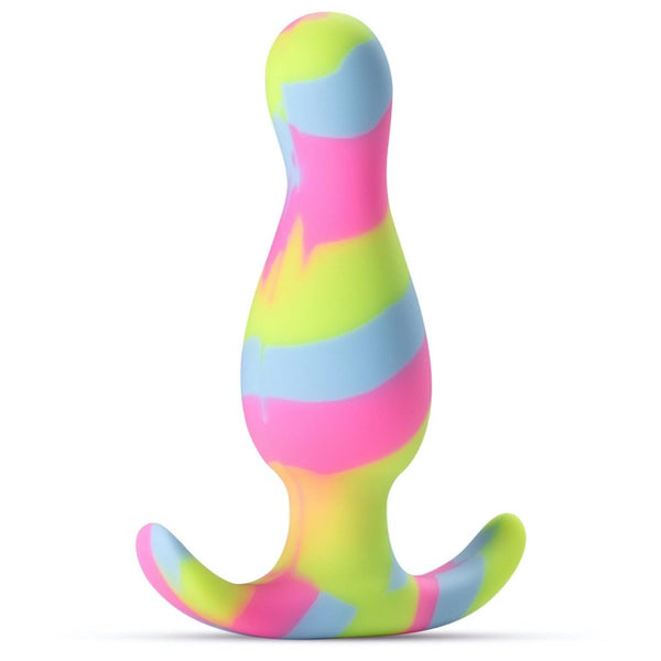 Blush Novelties Avant Kaleido Platinum-Cured Silicone Anal Plug - Lime - Extreme Toyz Singapore - https://extremetoyz.com.sg - Sex Toys and Lingerie Online Store - Bondage Gear / Vibrators / Electrosex Toys / Wireless Remote Control Vibes / Sexy Lingerie and Role Play / BDSM / Dungeon Furnitures / Dildos and Strap Ons &nbsp;/ Anal and Prostate Massagers / Anal Douche and Cleaning Aide / Delay Sprays and Gels / Lubricants and more...