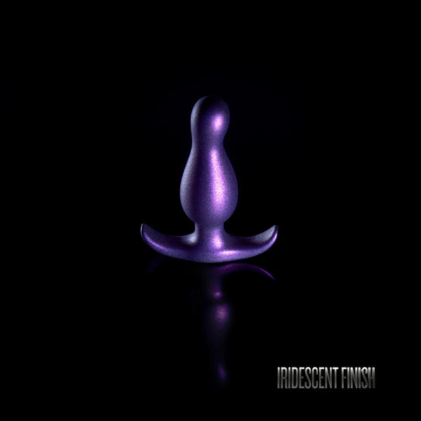 Anal Adventures Matrix The Quantum Platinum-Cured Silicone Plug - Galactic Purple