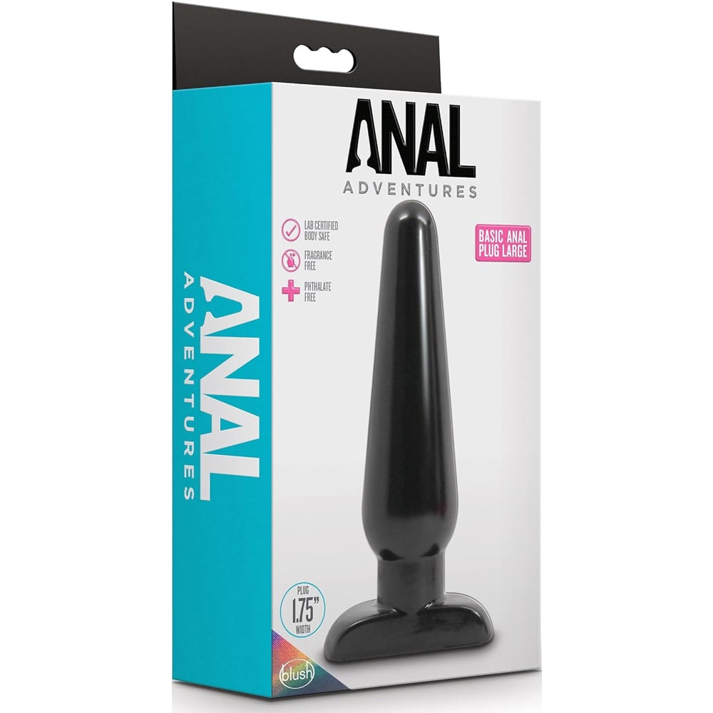 Anal Adventures 6.5" Basic Anal Plug - Large