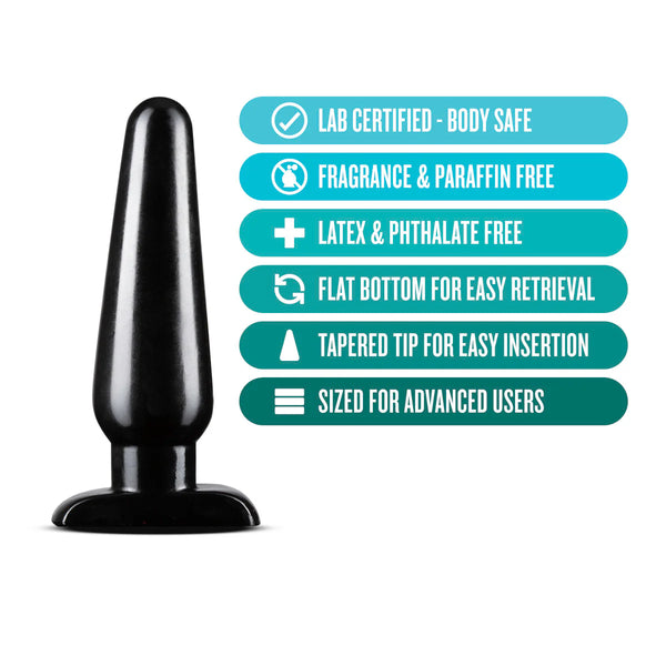 Anal Adventures 6.5" Basic Anal Plug - Large