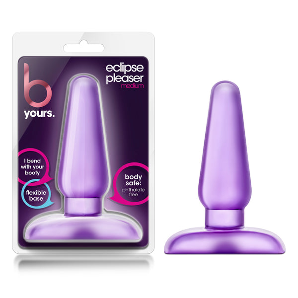 B Yours Eclipse Medium Anal Pleaser Plug - Purple