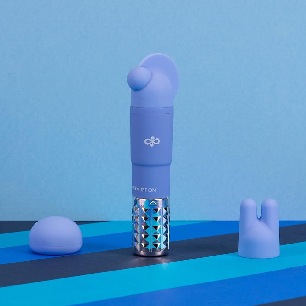 Rose Revitalize Massage Wand Kit - Periwinkle