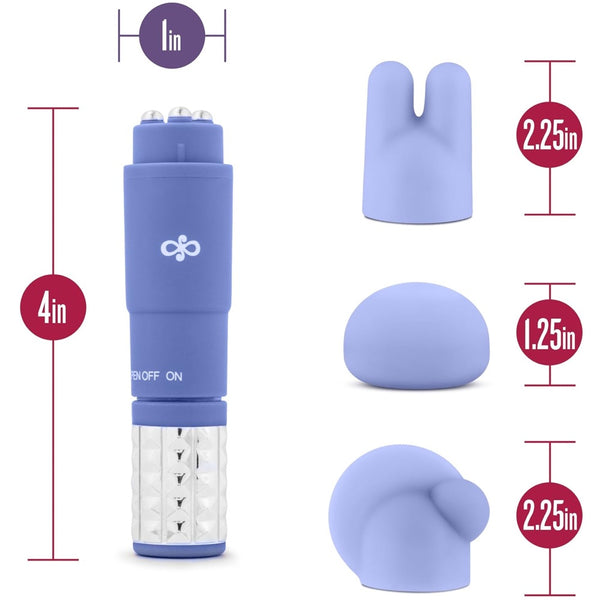 Rose Revitalize Massage Wand Kit - Periwinkle