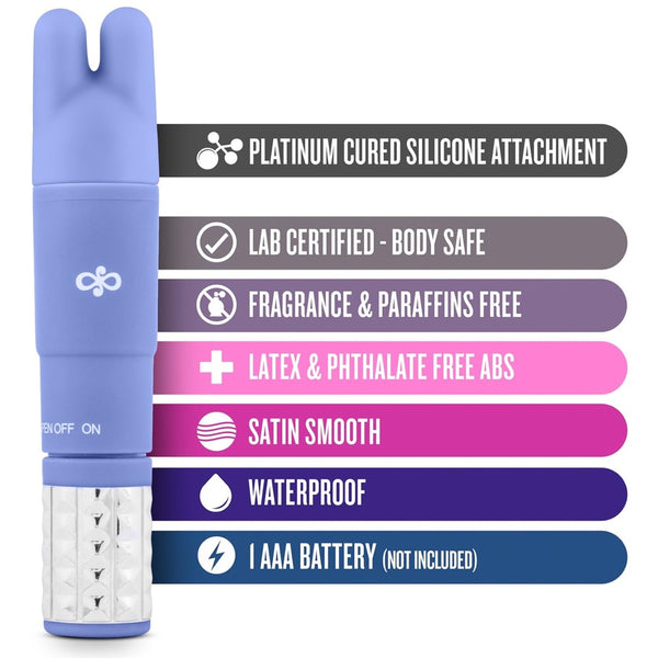 Rose Revitalize Massage Wand Kit - Periwinkle