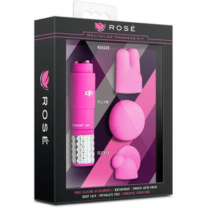 Rose Revitalize Massage Wand Kit - Pink