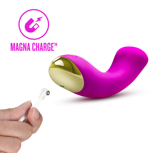 Blush Novelties Aria Bangin' AF Enhanced G-Spot Stimulation Rechargeable Silicone Vibrator - Extreme Toyz Singapore - https://extremetoyz.com.sg - Sex Toys and Lingerie Online Store - Bondage Gear / Vibrators / Electrosex Toys / Wireless Remote Control Vibes / Sexy Lingerie and Role Play / BDSM / Dungeon Furnitures / Dildos and Strap Ons &nbsp;/ Anal and Prostate Massagers / Anal Douche and Cleaning Aide / Delay Sprays and Gels / Lubricants and more...
