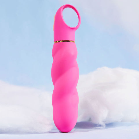 Blush Novelties Aria Amazing AF Wavy Ridged Body Silicone Vibrator - Extreme Toyz Singapore - https://extremetoyz.com.sg - Sex Toys and Lingerie Online Store - Bondage Gear / Vibrators / Electrosex Toys / Wireless Remote Control Vibes / Sexy Lingerie and Role Play / BDSM / Dungeon Furnitures / Dildos and Strap Ons &nbsp;/ Anal and Prostate Massagers / Anal Douche and Cleaning Aide / Delay Sprays and Gels / Lubricants and more...