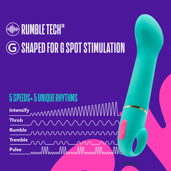 Blush Novelties Aria Flirty AF G-Spot Stimulation Silicone Vibrator - Extreme Toyz Singapore - https://extremetoyz.com.sg - Sex Toys and Lingerie Online Store - Bondage Gear / Vibrators / Electrosex Toys / Wireless Remote Control Vibes / Sexy Lingerie and Role Play / BDSM / Dungeon Furnitures / Dildos and Strap Ons &nbsp;/ Anal and Prostate Massagers / Anal Douche and Cleaning Aide / Delay Sprays and Gels / Lubricants and more...